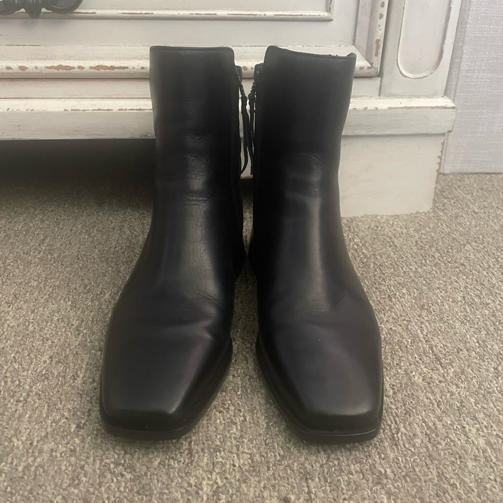 Sam Edelman Black Leather Booties